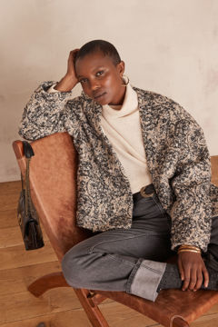 Picture of CAROLINE B JACKET IN COTTON TWEED